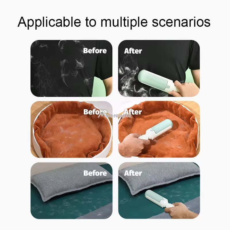 Ultimate Pet Hair Remover: Electrostatic Multi-Purpose Brush for Effortless Cat and Dog Hair Cleanup