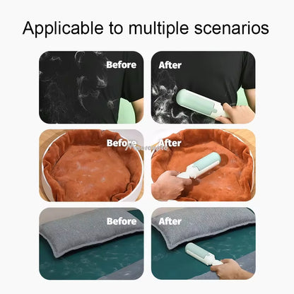 Ultimate Pet Hair Remover: Electrostatic Multi-Purpose Brush for Effortless Cat and Dog Hair Cleanup